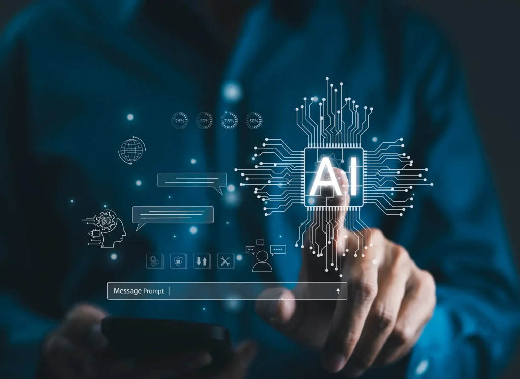 Smart assistant futuristic